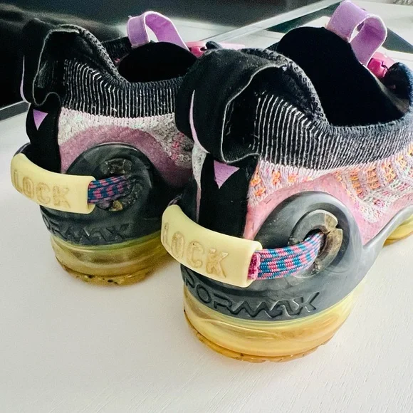 Nike Air VaporMax 2020 Flyknit Violet Ash Multicolor women’s size 6.5y - Picture 6 of 9